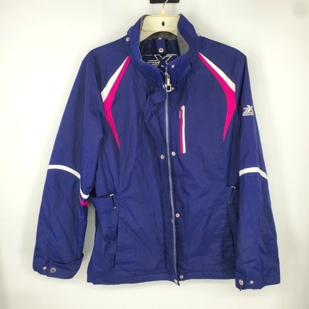ZeroXposur Coat Women's Medium Jacket Removable Hood (No Hood) Purple